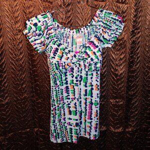 Candies White (color design) Party Blouse